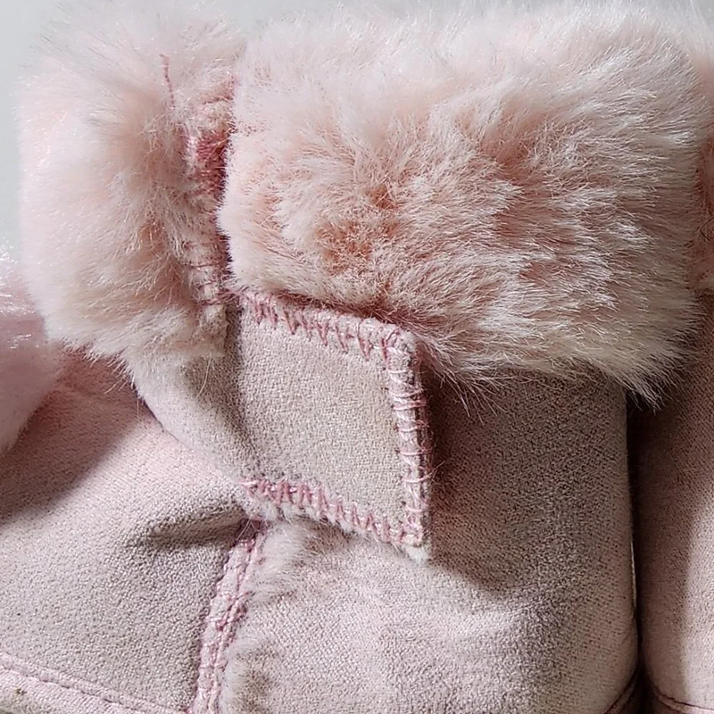 EFINNY Baby Girl Boots Shoes Warm Wool Snow Winter Anti-Slip New With Tags